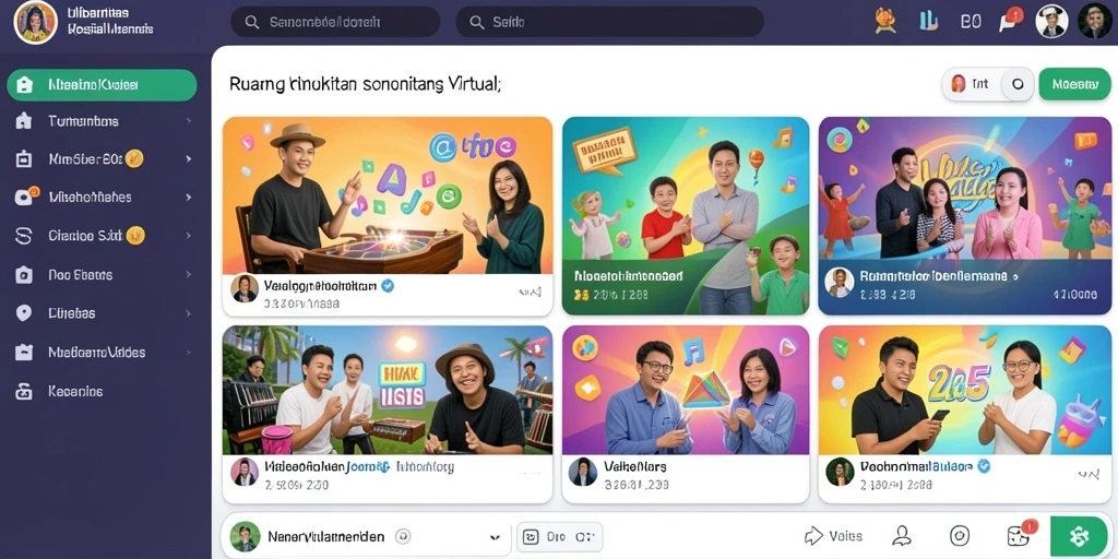 Tampilan antarmuka yang menarik dan mudah digunakan.