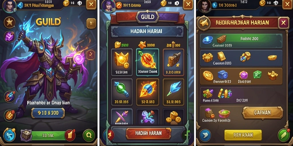 Tampilan awal permainan yang mengesankan.