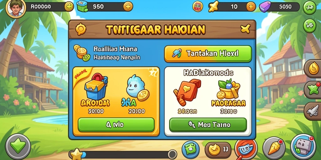 Tangkapan layar menunjukkan antarmuka utama IW777 yang menarik.