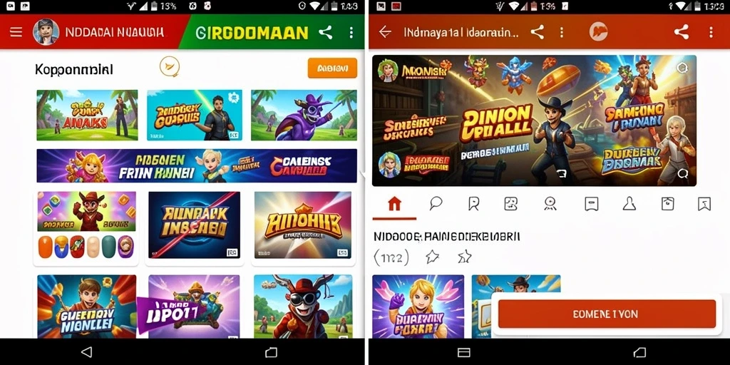 Screenshot menampilkan antarmuka awal KOIN99 yang menarik.