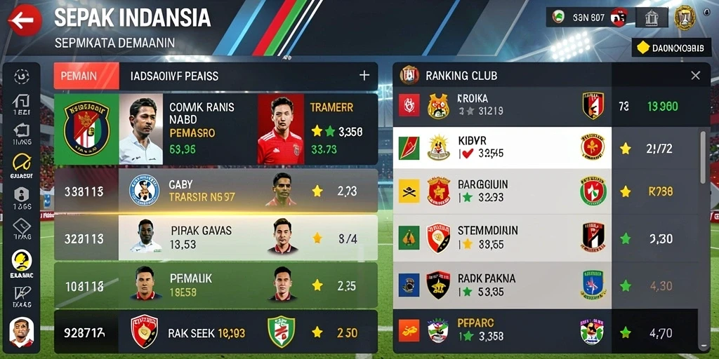 Tampilan menu utama yang intuitif dan menarik.