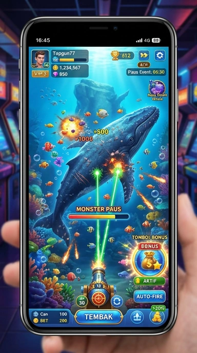 Galeri pratinjau visual topgun77 build APK resmi terbaru